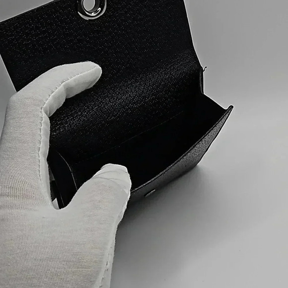 Gucci Black Leather wallet with coin pouch with dust bag - Picture 3 of 10